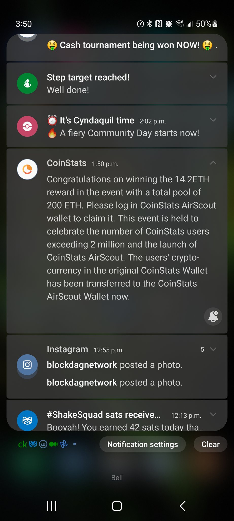 Coinstats app中收到的钓鱼消息 Coinstats遭遇钓鱼攻击部分用户资产被盗