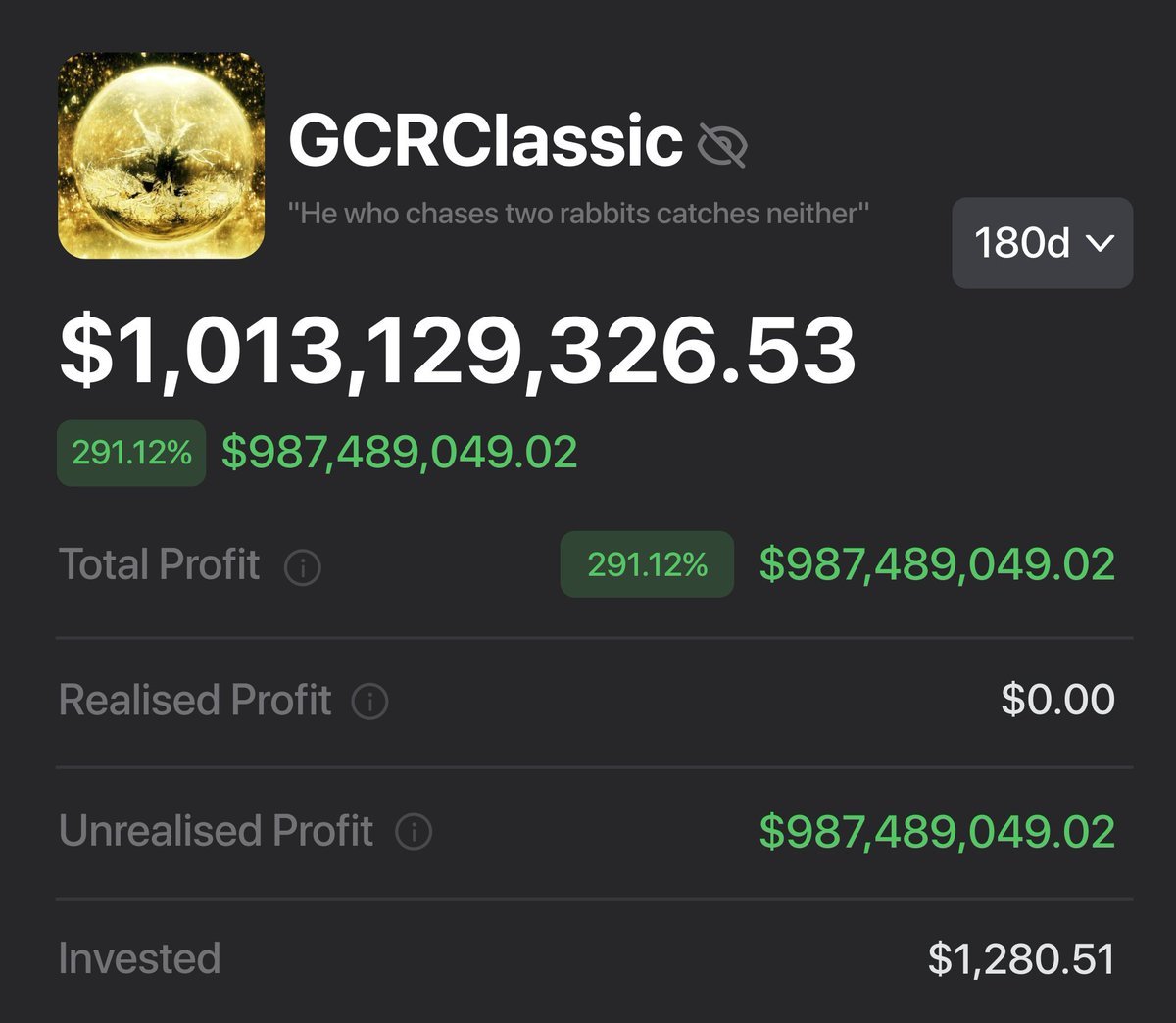 GCR的辉煌业绩 GCR和他的交易策略