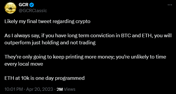 GCR和他的交易策略