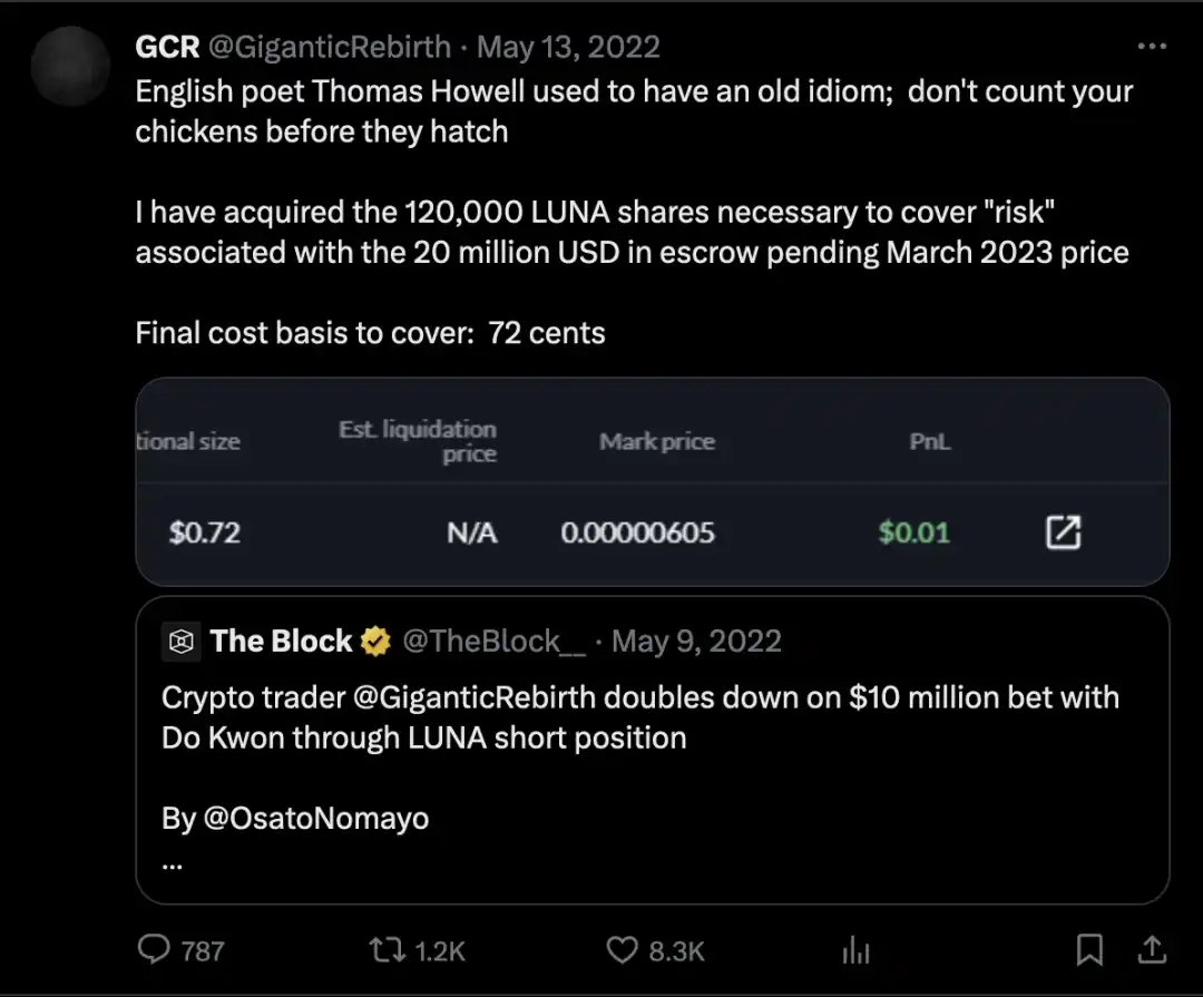 GCR：Crypto逆向交易大师的传奇旅程