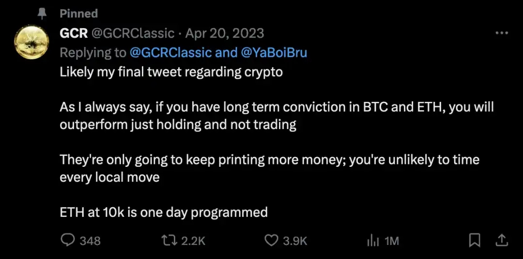 GCR：Crypto逆向交易大师的传奇旅程