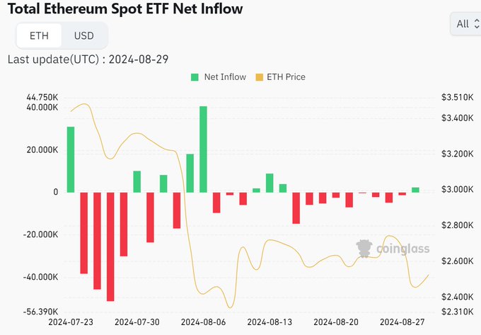 ETH ETF一直在流出 开源镰刀OpenRug19:三盘理论剖析以太坊下坡路