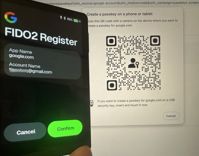 确认请求 如何使用硬件钱包保护Web2账户和1Password