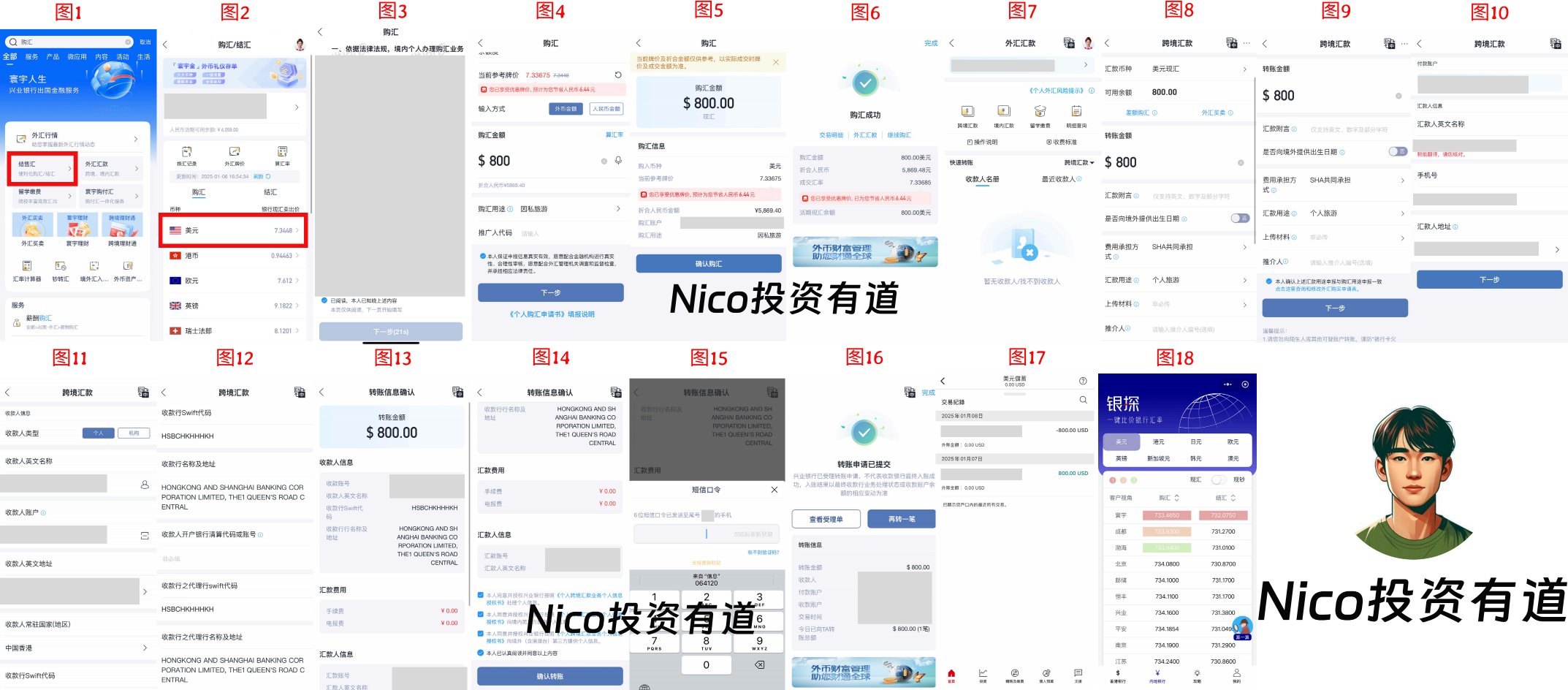 大陆用户无损入金汇丰/中银的跨境神卡