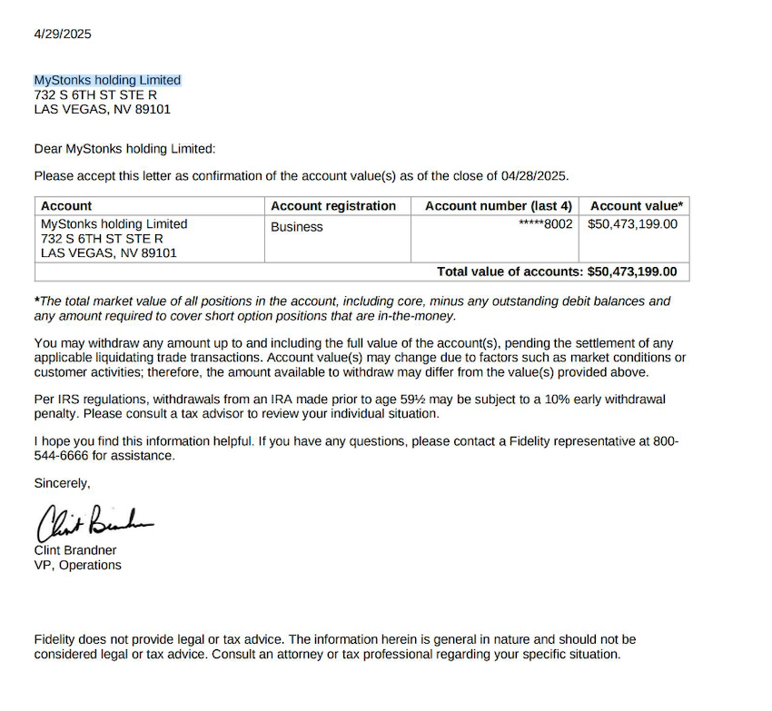 关于Mystonks 资质合规的质疑及反质疑