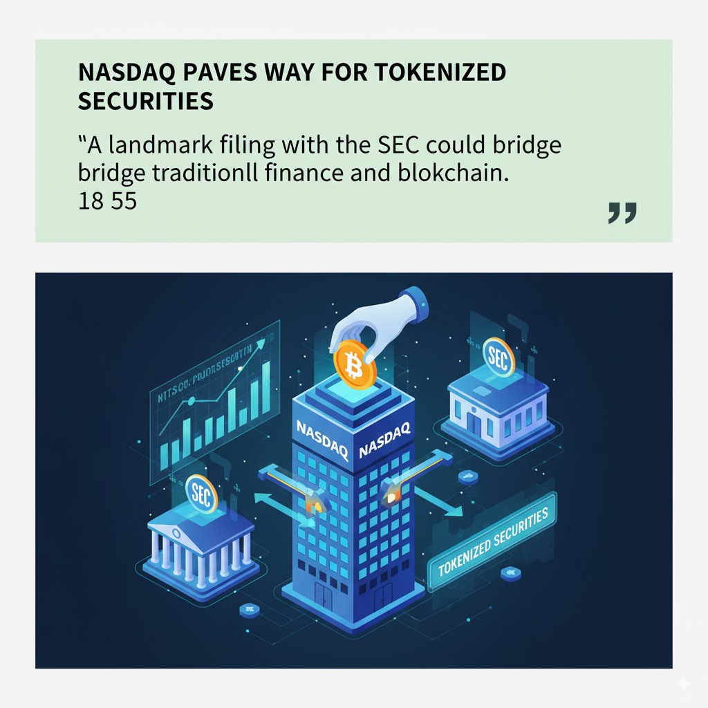 纳斯达克向美国证券交易委员会(SEC)提交申请交易所交易代币化证券
