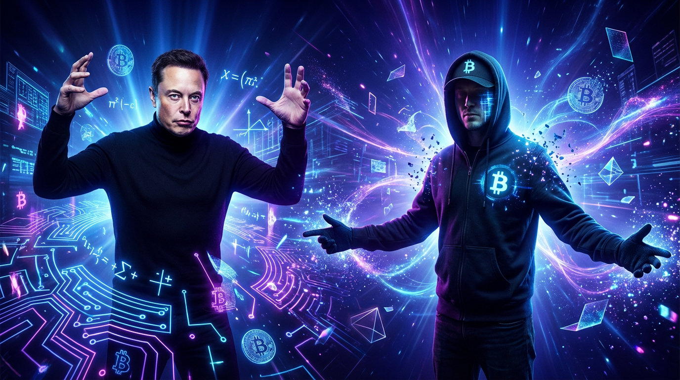 马斯克对话中本聪：比特币系统上线前的64天